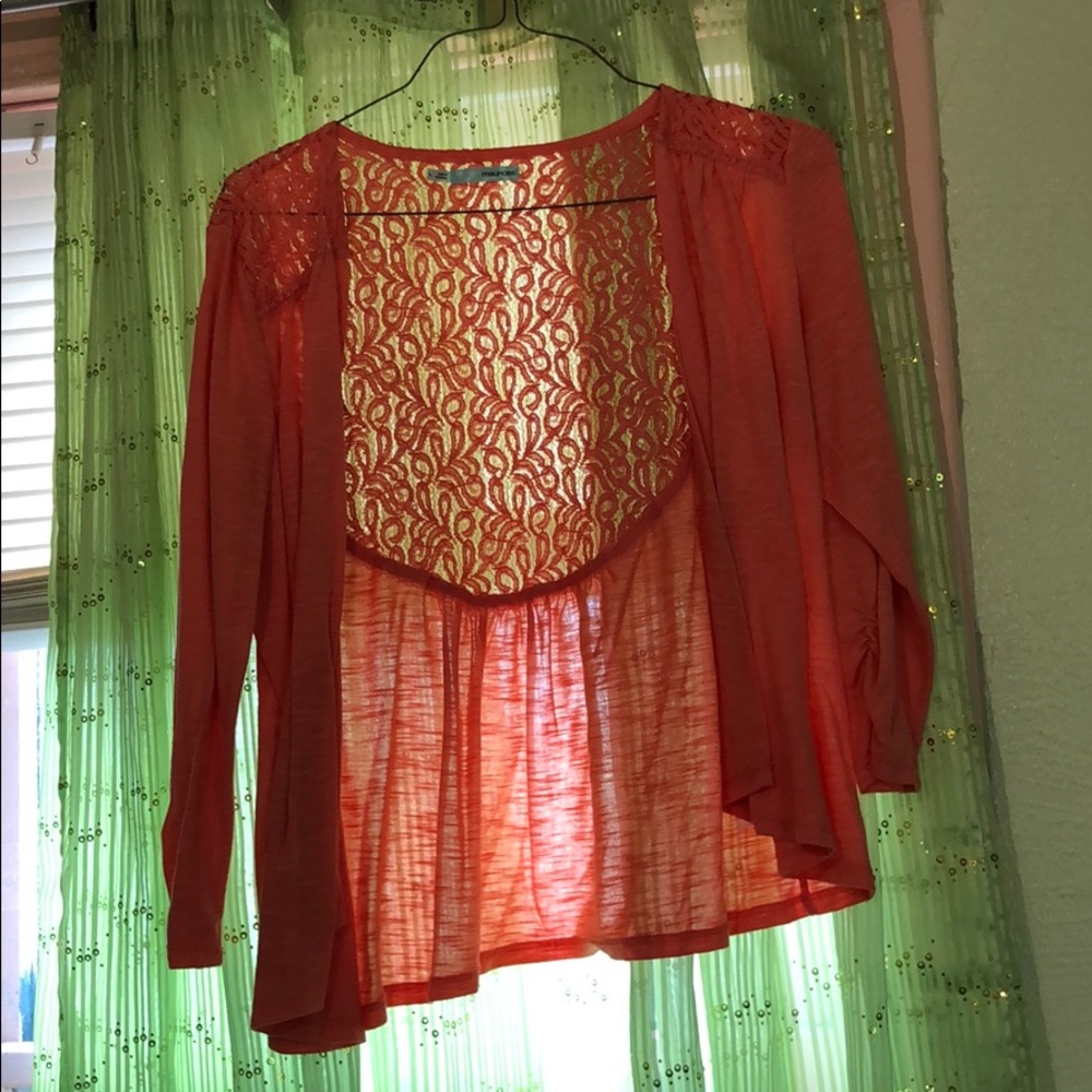 Cute pink cover up. Size large.